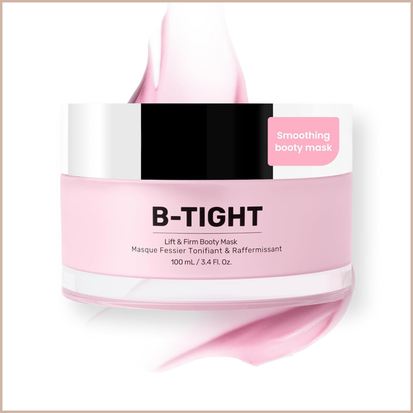 -TIGHT Lift & Firm Booty Mask – Skin Tightening & Firming Cream for Booty & Thighs with Caffeine & Brazilian Peppertree – 3.4 fl oz