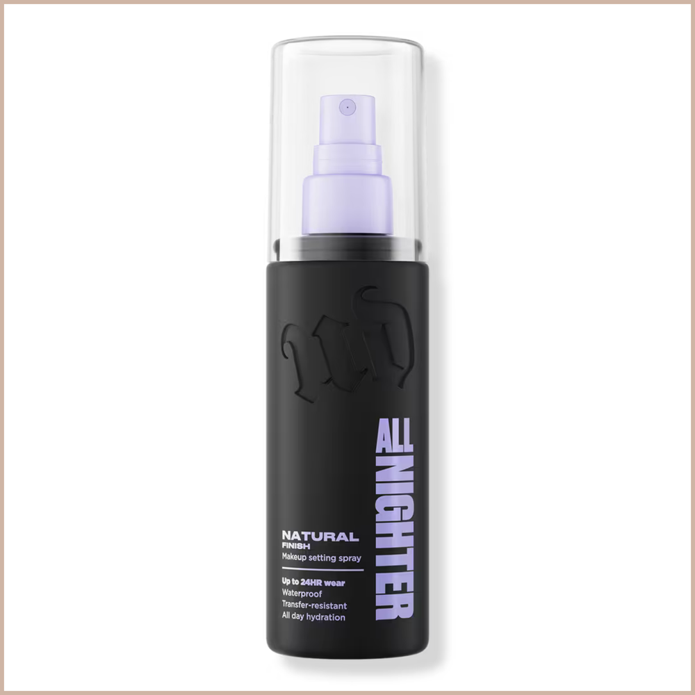 All Nighter Waterproof Makeup Setting Spray – 24HR Wear, Natural Finish & Ultra-Fine Mist