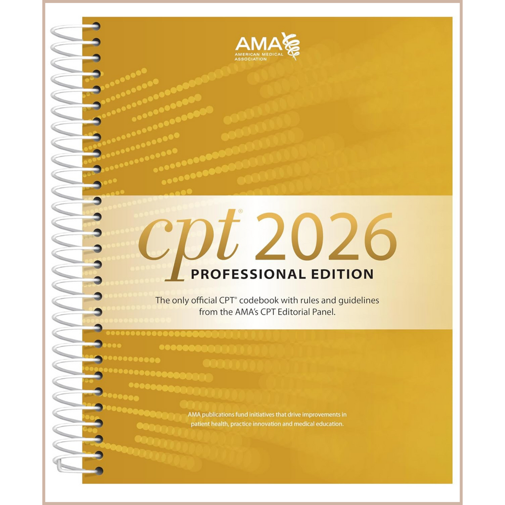 CPT® 2026 Professional Edition – Current Procedural Terminology Codebook (AMA Official Coding & Billing Reference Guide)